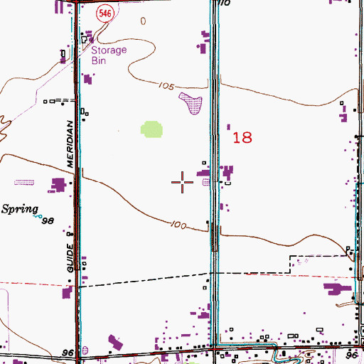 Topographic Map of Neerlanda Dairy, WA