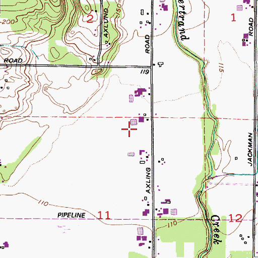 Topographic Map of Steensma Dairy, WA