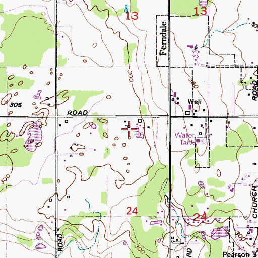 Topographic Map of Blomquist Dairy (historical), WA