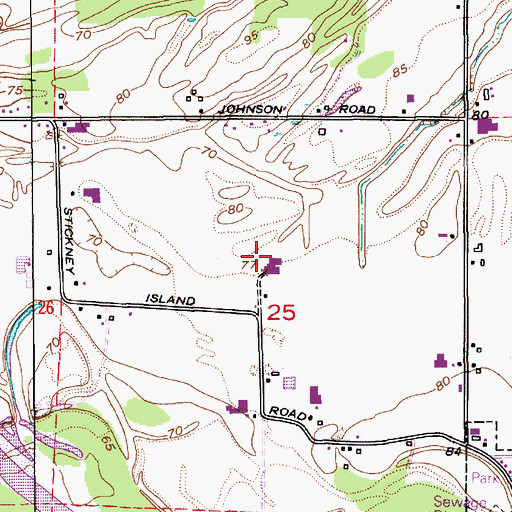Topographic Map of Roorda Dairy, WA