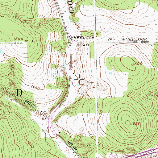 Topographic Map of Kimvale Farms, NY