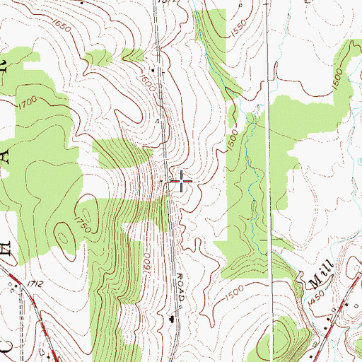 Topographic Map of C and W Farm, NY