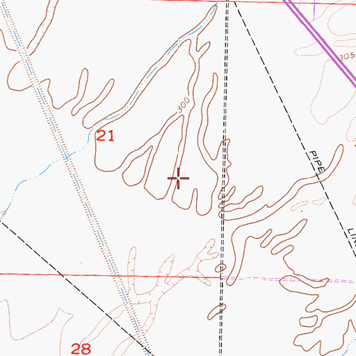 Topographic Map of Newhouse Dairy, CA