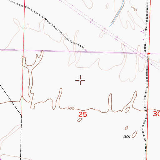 Topographic Map of Palla Rosa Farms Dairy Number 3, CA