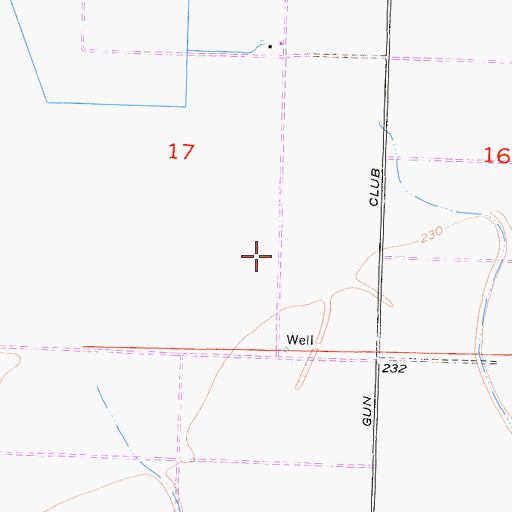 Topographic Map of Poso Creek Family Dairy, CA