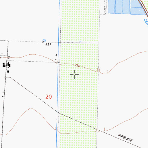 Topographic Map of Richmar Farms Dairy, CA