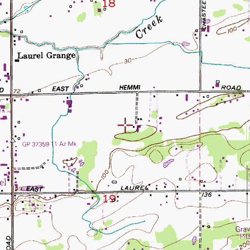 Topographic Map of Holz Dairy, WA