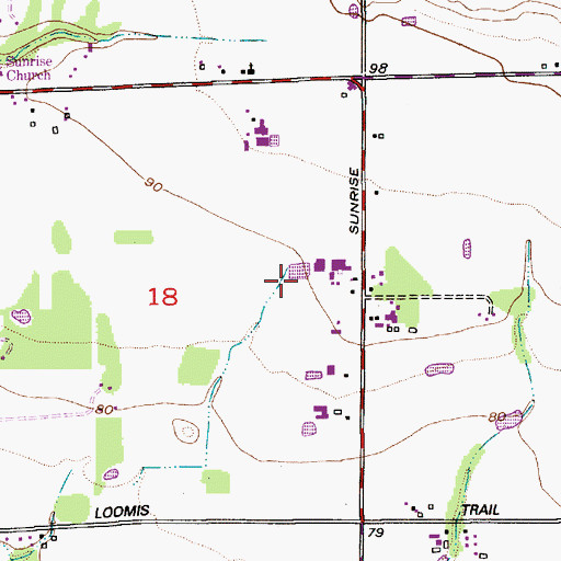 Topographic Map of Van Ingen Dairy, WA