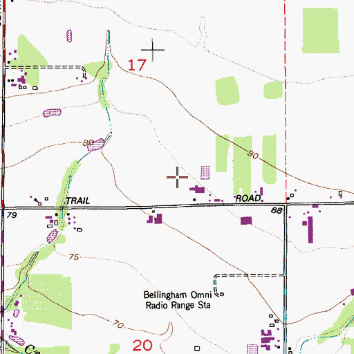Topographic Map of Lar A Lin Dairy, WA
