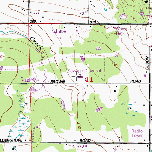 Topographic Map of Family Hill Dairy, WA