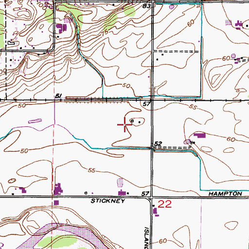 Topographic Map of R B Dairy, WA