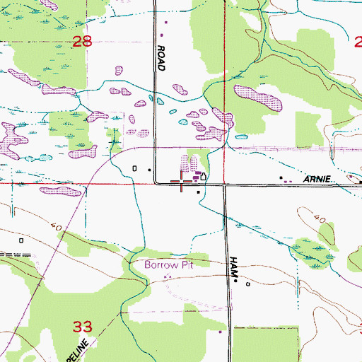 Topographic Map of A A Dairy, WA