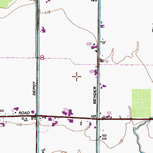 Topographic Map of Meadow Park Dairy, WA
