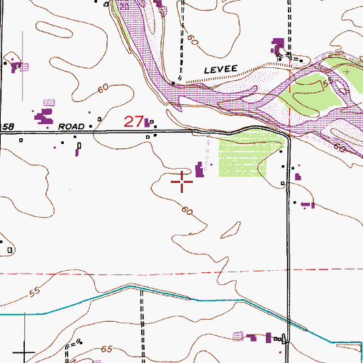 Topographic Map of De Haan Dairy, WA