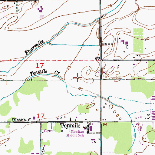 Topographic Map of H and H Farm, WA