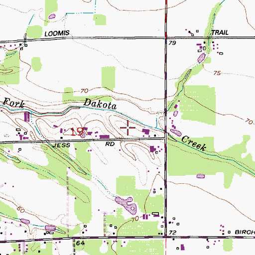 Topographic Map of Kortus Farm, WA