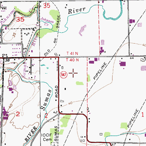 Topographic Map of El Pam Farms, WA