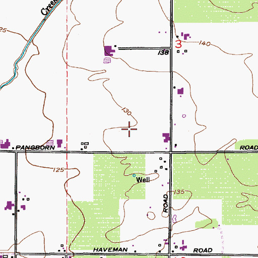 Topographic Map of Markwell Farm, WA