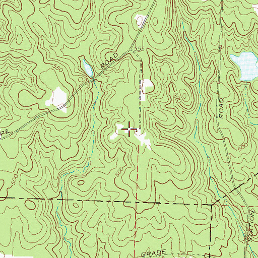 Topographic Map of McCallum - Hart Cemetery, GA