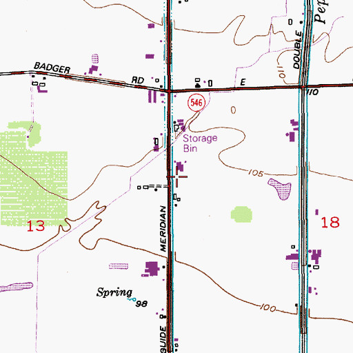 Topographic Map of Plagerman Farms, WA