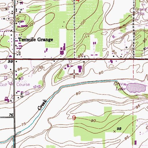 Topographic Map of Kallisbell Farms, WA