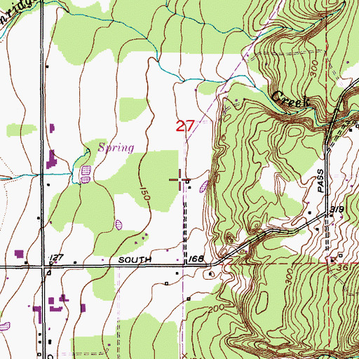 Topographic Map of Eldridge Farm, WA