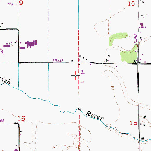 Topographic Map of Golden Glen Creamery, WA