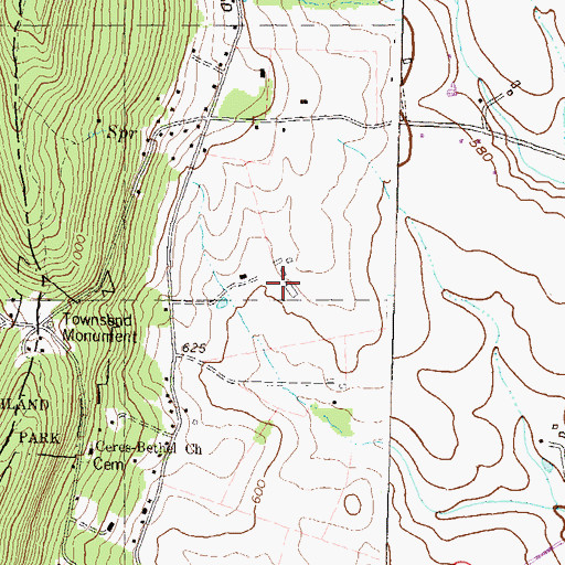 Topographic Map of Char Mar Dairy Farm, MD
