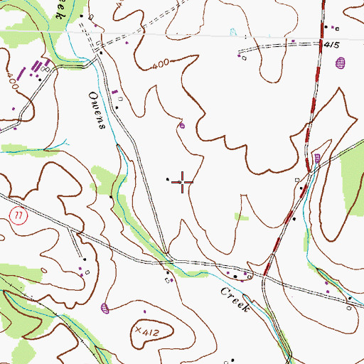 Topographic Map of Sexton Farm, MD