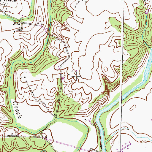 Topographic Map of Lambert Farms, MD