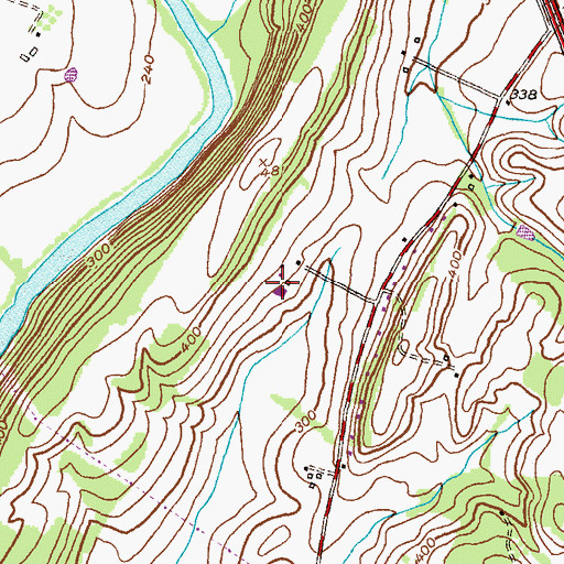Topographic Map of Snow Hill Dairy, MD