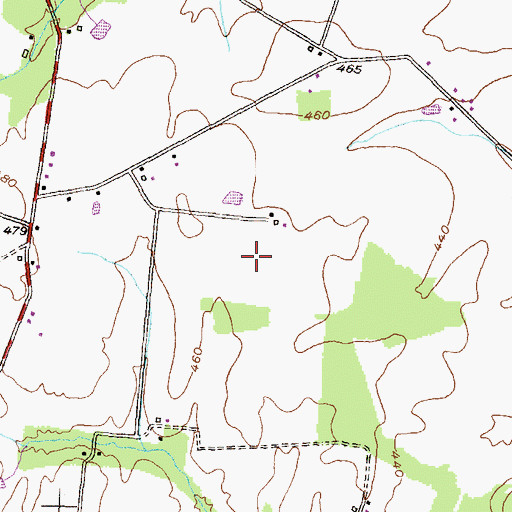 Topographic Map of Twin Oaks Dairy, MD