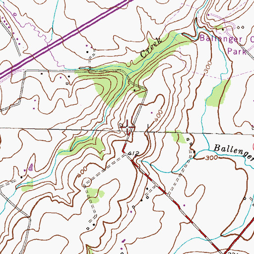 Topographic Map of Sycamore Spring Farm, MD