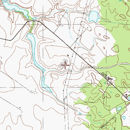 Topographic Map of Bright Helmstone Farms, MD