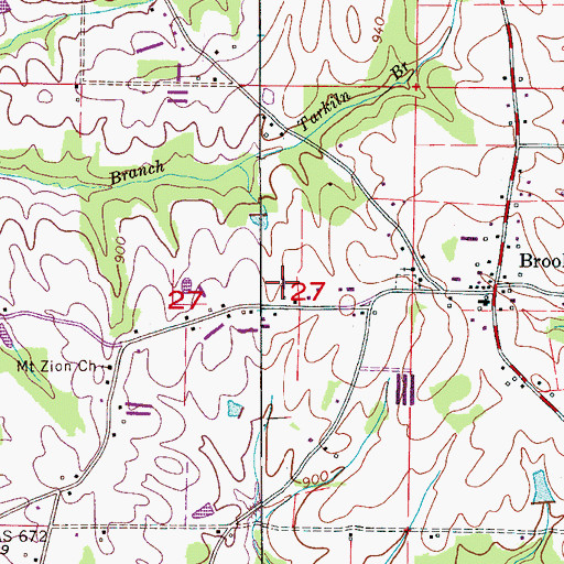 Topographic Map of Estes Dairy, AL