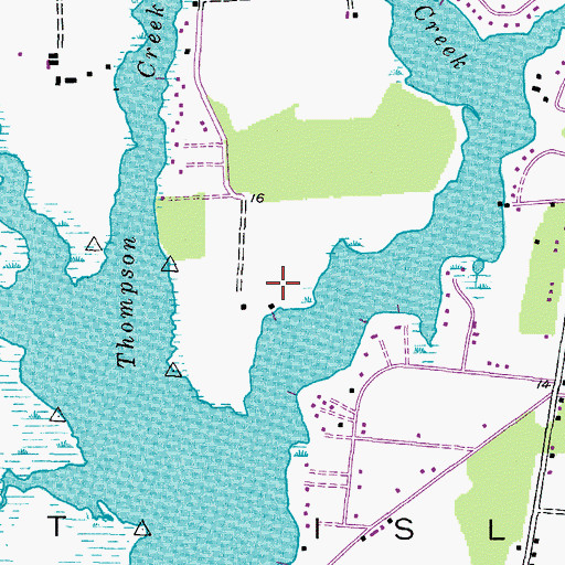 Topographic Map of Cascia Vineyards, MD