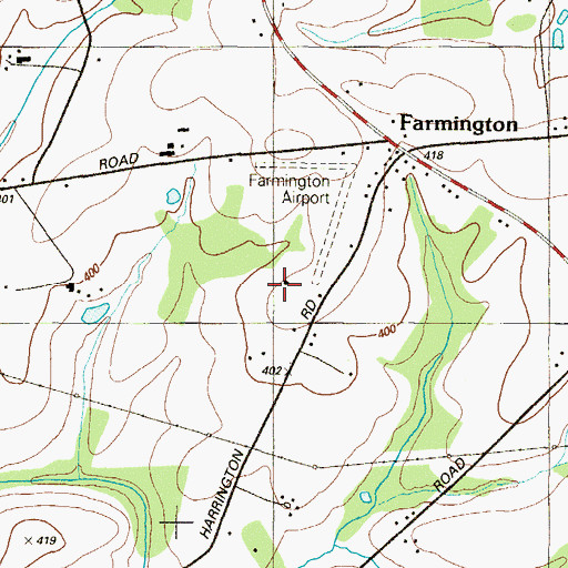 Topographic Map of Dove Valley Winery, MD