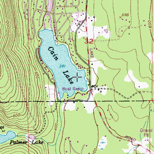 Topographic Map of Buckingham Creek, WA