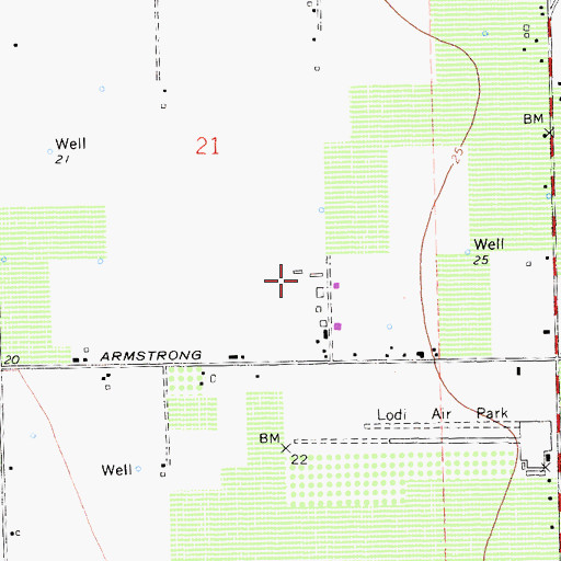 Topographic Map of Castelanelli Brothers Dairy, CA