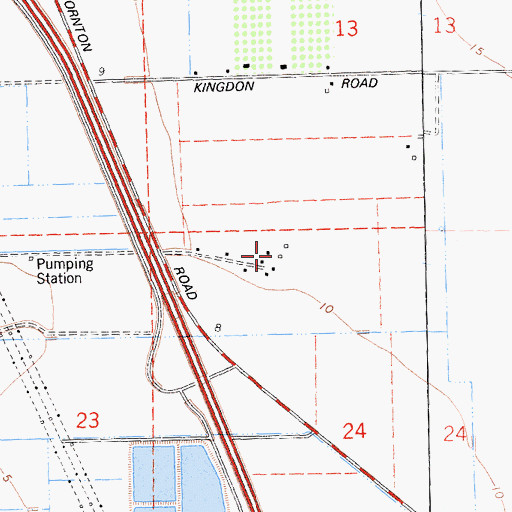 Topographic Map of Lima Ranch, CA