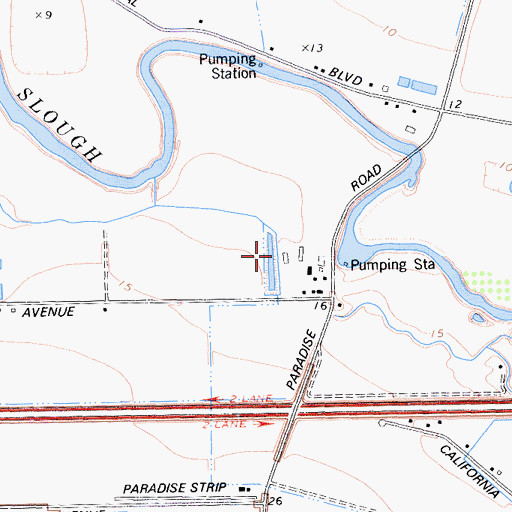 Topographic Map of Moreda Valley Dairy Number 4, CA