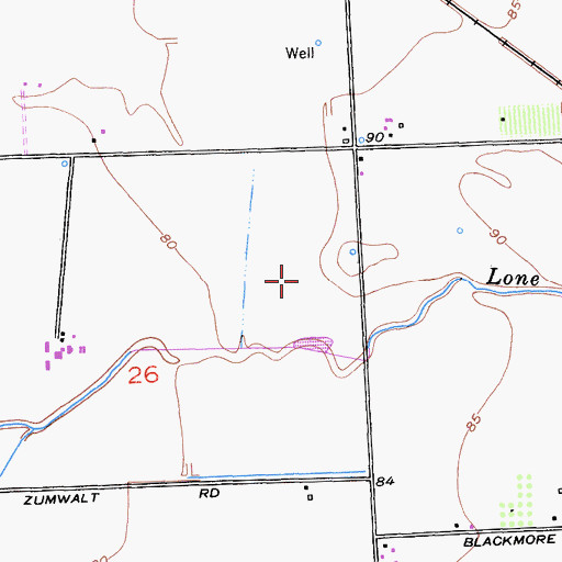Topographic Map of Vander Schaff Dairy Number 2, CA