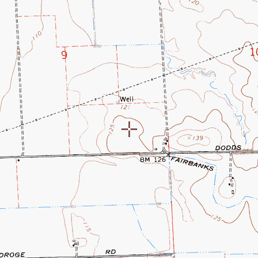 Topographic Map of Diamond H Dairy, CA