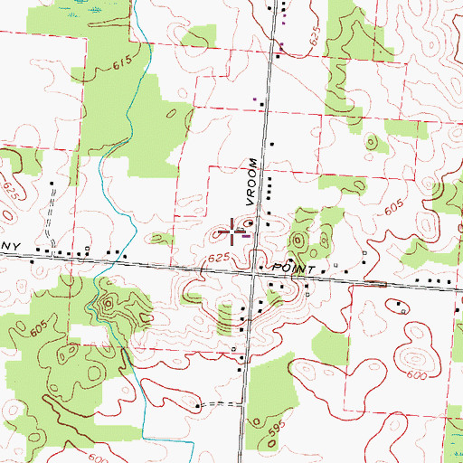 Topographic Map of Leibeck Farm, NY