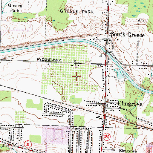 Topographic Map of Elmgrove Farm, NY