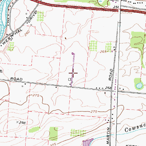 Topographic Map of Breslawski Farms, NY