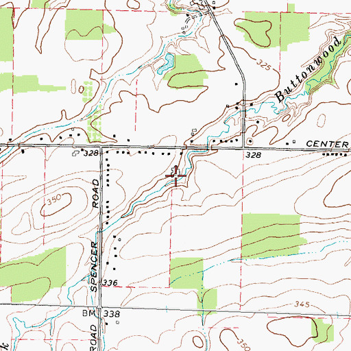 Topographic Map of North Ridge Farms, NY