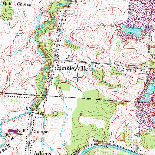 Topographic Map of Deconinck Farms, NY