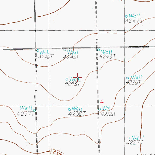 Topographic Map of Do Rene Dairy, NM
