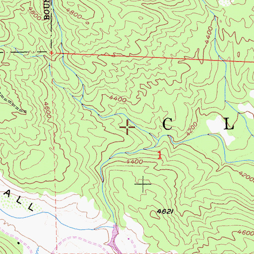 Topographic Map of Colb Valley, CA
